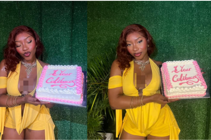PHOTOS: Nigerian lady lavishly celebrates one year of celibacy