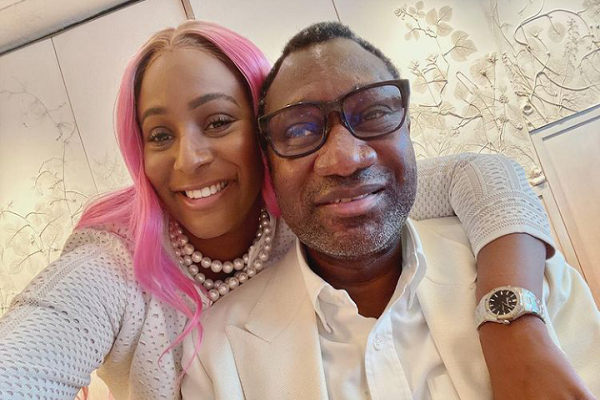 DJ Cuppy and billionaire father, Femi Otedola