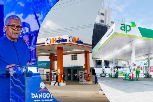 Filling stations selling cheap Dangote Refinery petrol