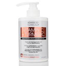 Advanced Clinicals Vitamin C + Turmeric Cream