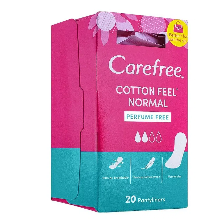 CAREFREE® Cotton Pantyliners
