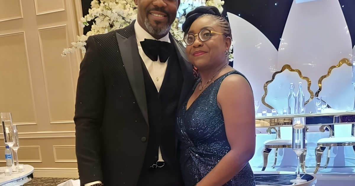 Comedian Okey Bakassi recounts love journey as he celebrates 25 years of marriage with wife