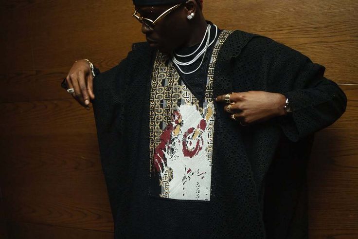 The Power of Black: Fireboy DML’s Agbada Look Is Nigerian Fashion Forward