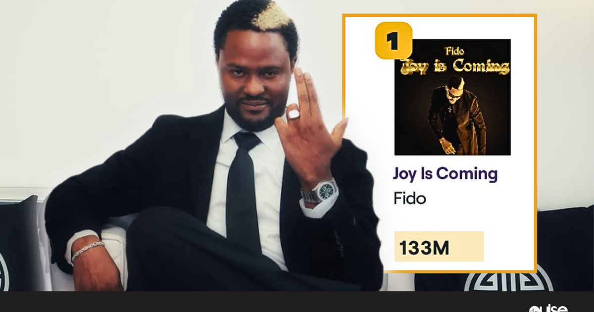 Fido's 'Joy Is Coming' Crowned No.1 Song of 2025 in Nigeria