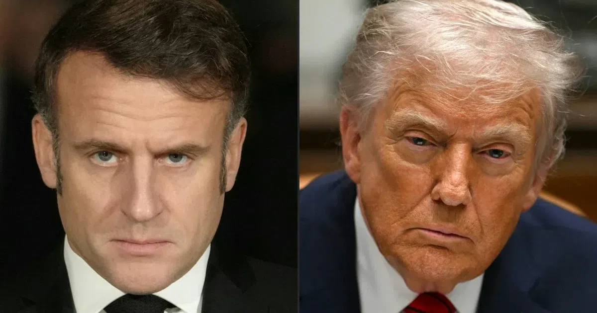 ‘He doesn’t merit a response’: Macron hits back after Trump mocks his marriage