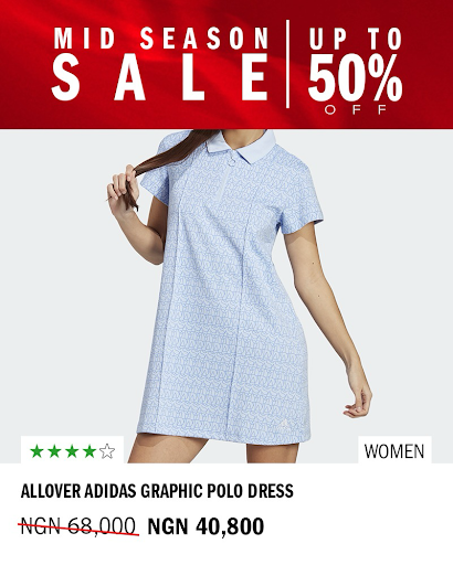 adidas Nigeria launches mid-season sale offering up to 50% off selected items