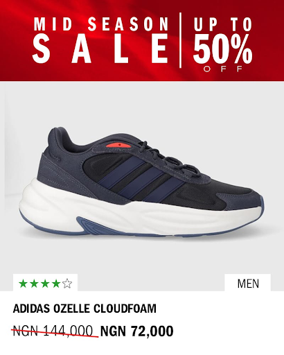 adidas Nigeria launches mid-season sale offering up to 50% off selected items
