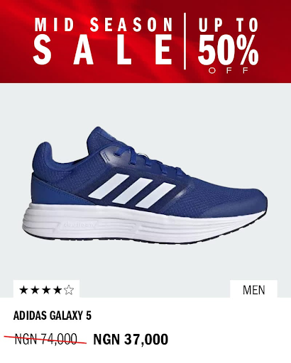 adidas Nigeria launches mid-season sale offering up to 50% off selected items
