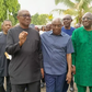 Peter Obi attends the burial of the Judge who nullified his impeachment as governor.