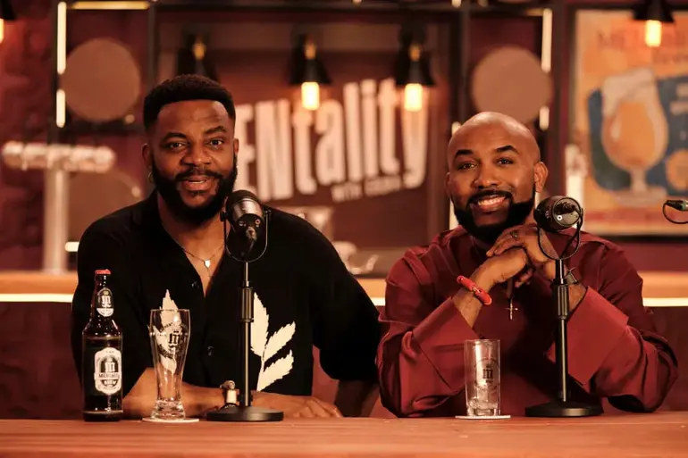 Ebuka Obi-Uchendu and Banky W on the MENtality podcast