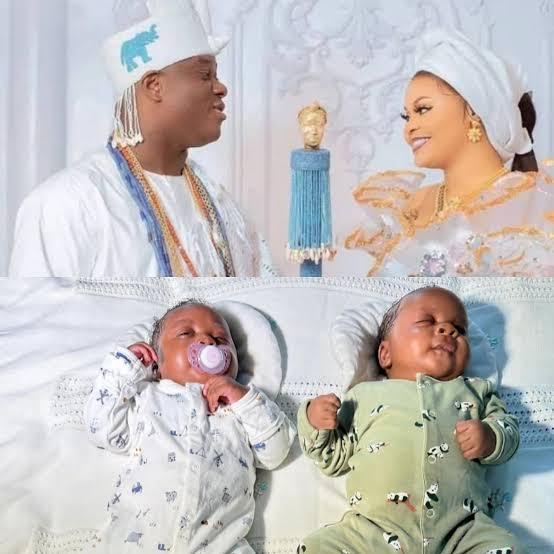 Ooni and Olori Tobiloba Philips Ogunwusi welcomed twins—a prince and a princess.