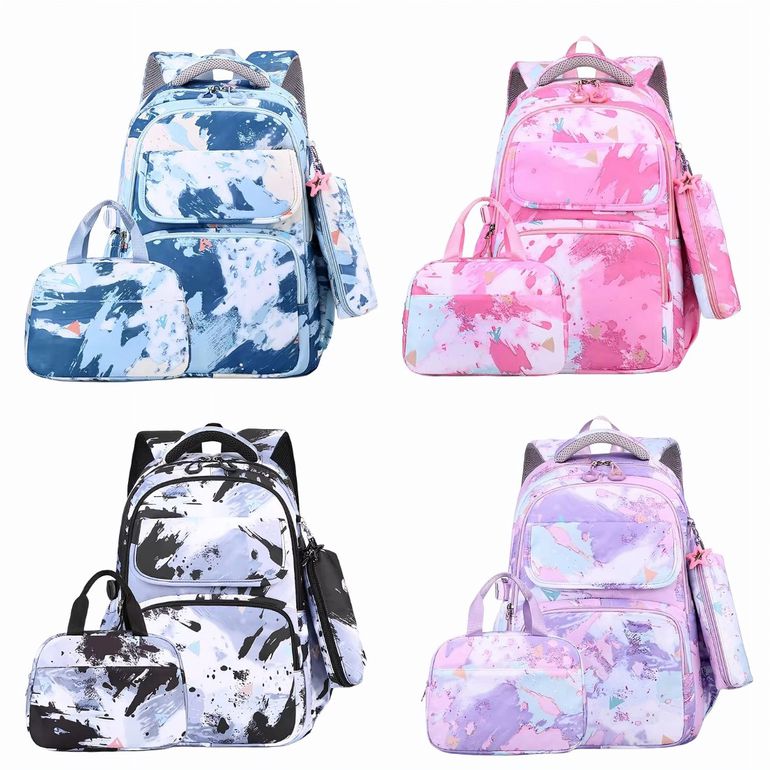 Boy or Girl School Bag with Lunch Bag and Pencil Case - 18 inches
