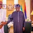 President Bola Tinubu and Abdulmumin Jibrin, a member of the House of Representatives from Kano State. [Presidency]
