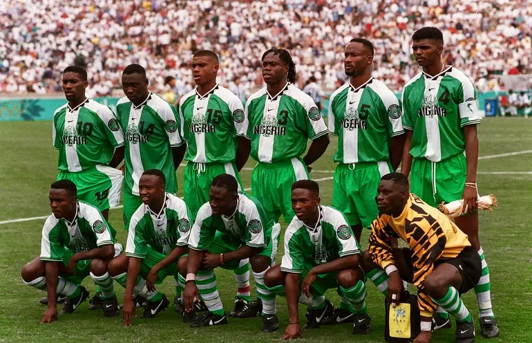 Nigeria's historic 1996 Atlanta Olympic gold medal-winning squad