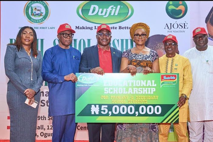 Dufil Prima Foods, Ajose Foundation partner to nurture dreams of indigent Ogun students