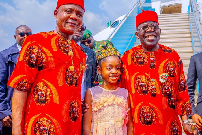 Enugu State Governor, Peter Mbah welcomes President Bola Tinubu to the South-East state.