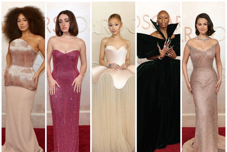 10 best-dressed celebrities at the Oscars 2025