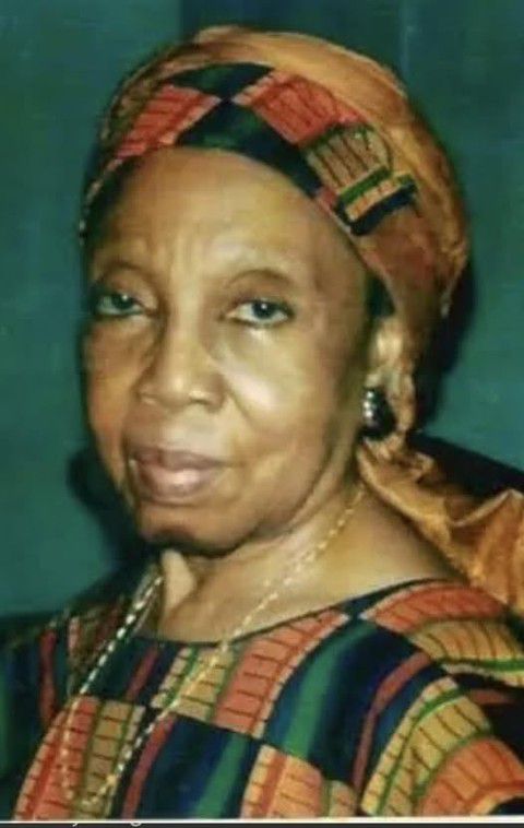 She was elected the first president of Nigeria's National Council of Women's Societies.