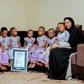 The Cissé nonuplets sitting together for their 5th birthday celebration in Mali.