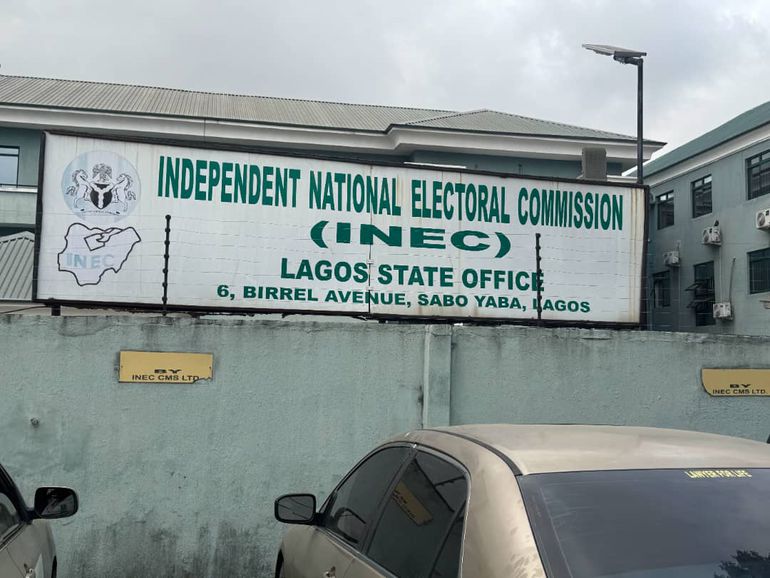 The Independent National Electoral Commission oversees voter registration and elections in Nigeria.