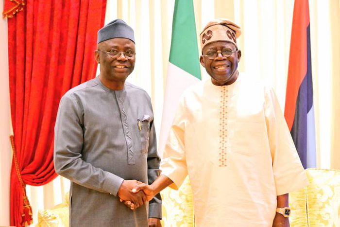 President Bola Tinubu and Pastor Tunde Bakare [X:@aonanuga1956 ]