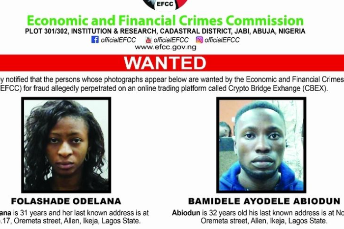 EFCC declares 2 more suspects wanted in ₦1.3tn CBEX fraud case