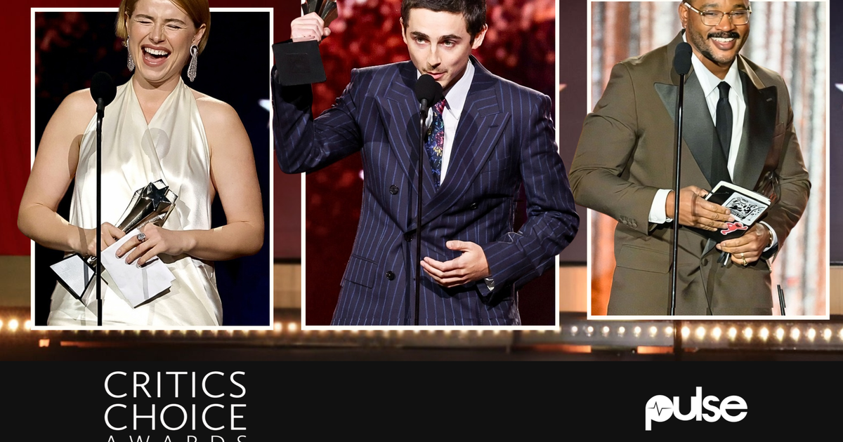 Timothée Chalamet Wins Best Actor at 2026 Critics Choice Awards