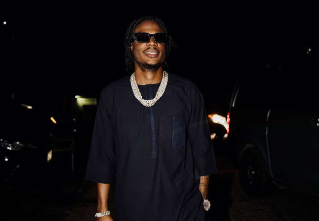 Masicka in Lagos for the video shoot of his song "Rich Sex" ft Ruger & Oxlade