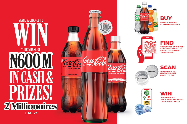 Coca-Cola Nigeria Introduces Coke With Meals N600 Million Promo To Celebrate Everyday Wins