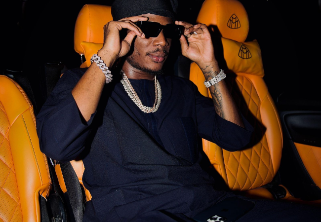 Masicka in Lagos for the video shoot of his song "Rich Sex" ft Ruger & Oxlade