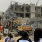 PHOTOS: 3-storey building under construction collapses in Lekki, 2 killed, 6 injured