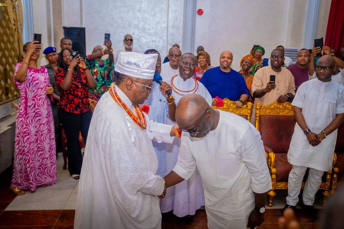 Okpebholo receives rare royal blessing from Oba of Benin after tribunal victory