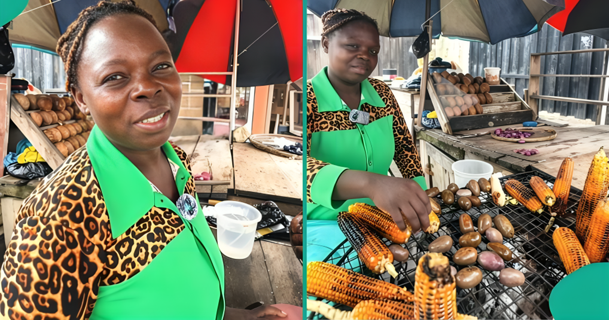 Corn seller claims ₦2.5 million monthly income sparks debate in Nigeria