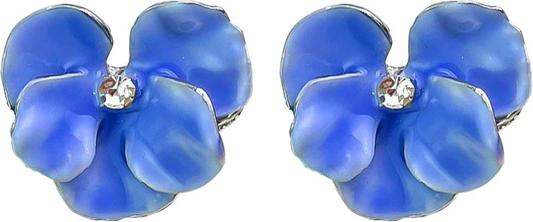 blue-enamel-drip-oil-orchid-flower-earrings