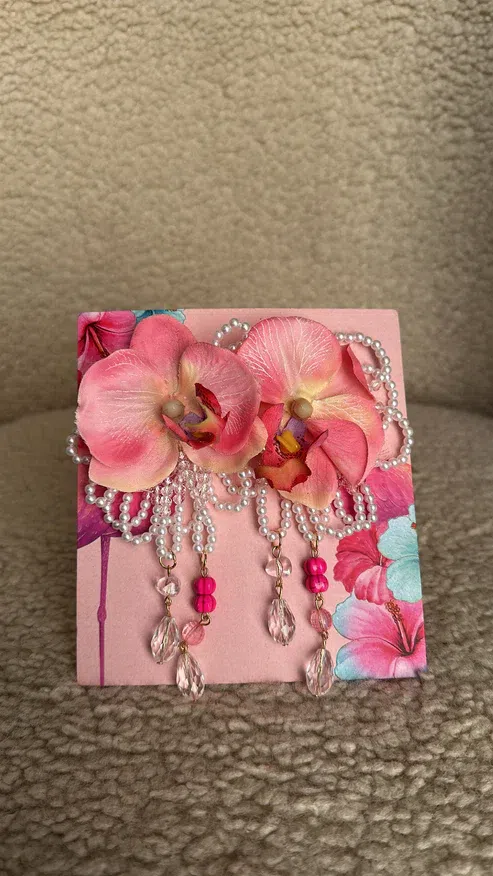 summer-orchid-earrings