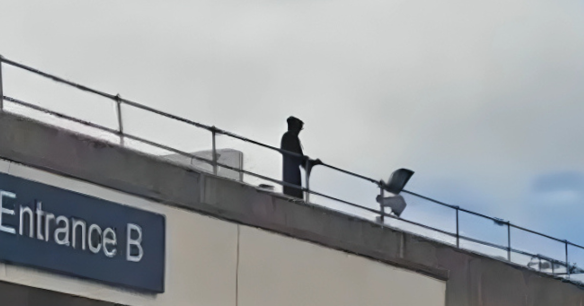 Man fined £200 for hospital roof stunt as Angel of Death