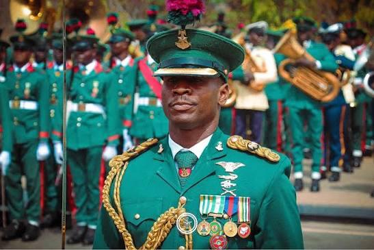 Soldiers on parade at Defence Headquarters in Abuja