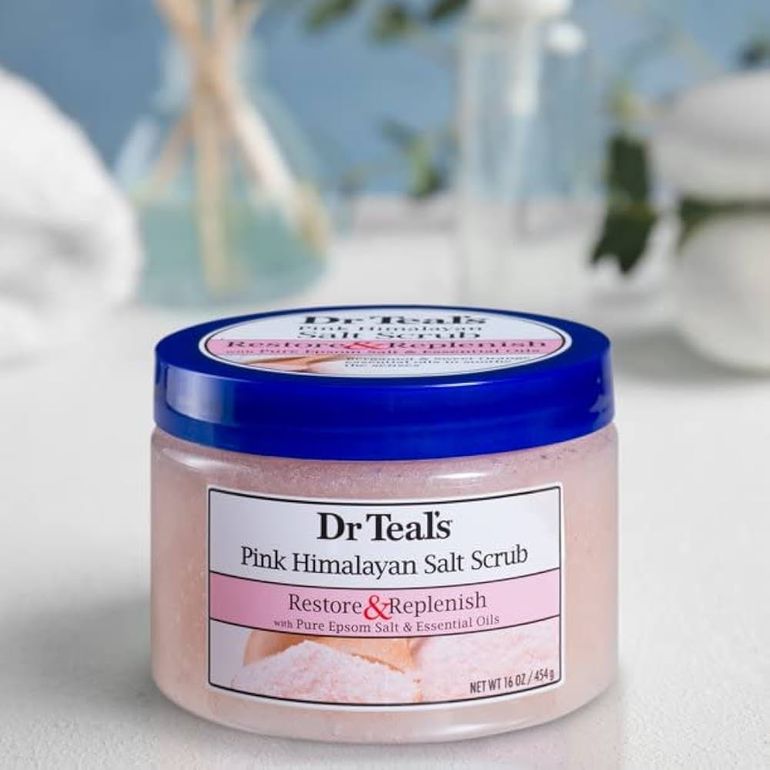 Dr Teal’s Restore and Replenish Pink Himalayan Salt Scrub