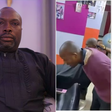 WATCH: Kogi barber accepted ₦2000 instead of arguing, what a Delta billionaire did next left him in tears