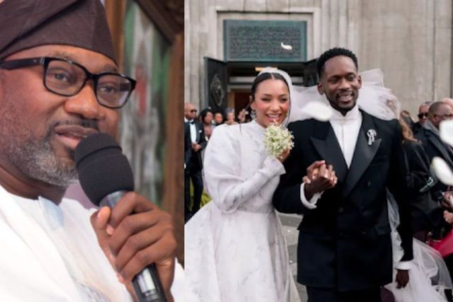 When we had Temi, I was busy looking for money - Otedola’s emotional speech at daughter’s wedding