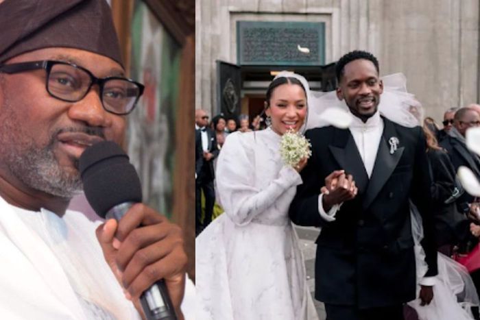 When we had Temi, I was busy looking for money - Otedola’s emotional speech at daughter’s wedding