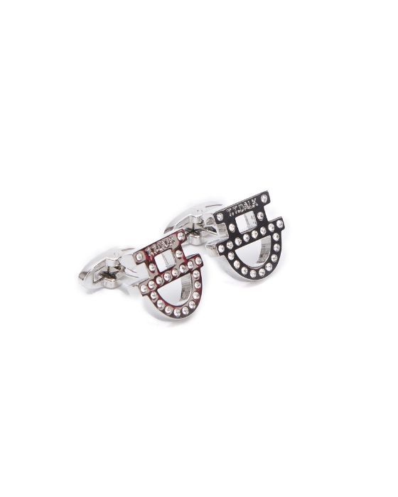 Bejewelled Designer Cufflinks with Rhinestone