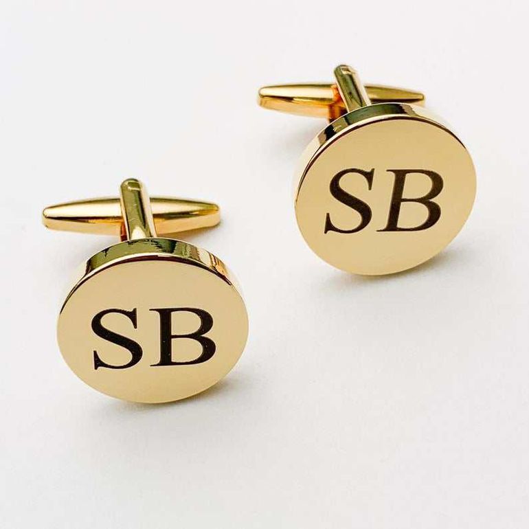 Engraved Cufflinks for Men