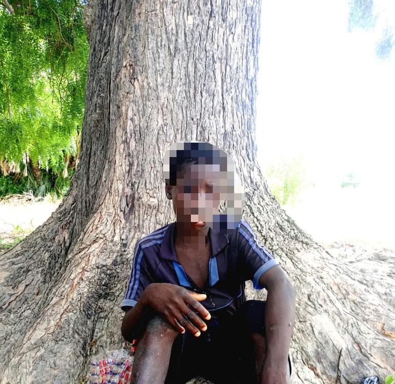 An 11-year-old JAS family member who voluntarily surrendered to troops of the 202 Battalion in Bama LGA on August 4, 2026.