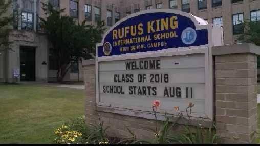 Rufus King International High School in Milwaukee, Wisconsin.