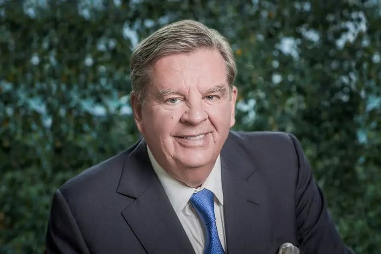 Portrait of South African billionaire Johann Rupert, Chairman of Richemont, currently ranked as the third-richest man in Africa.
