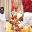PHOTOS: Billionaire businessman, Razaq Okoya, wife, son visit Tinubu in Lagos