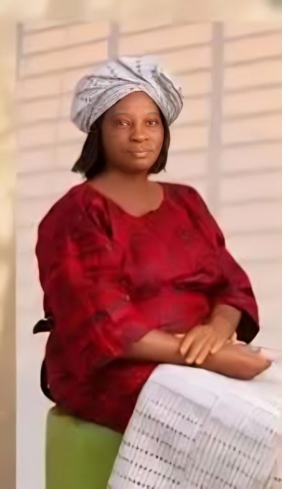 Rachael Alamu, Principal of Community High School, Ahoro-Esinle.