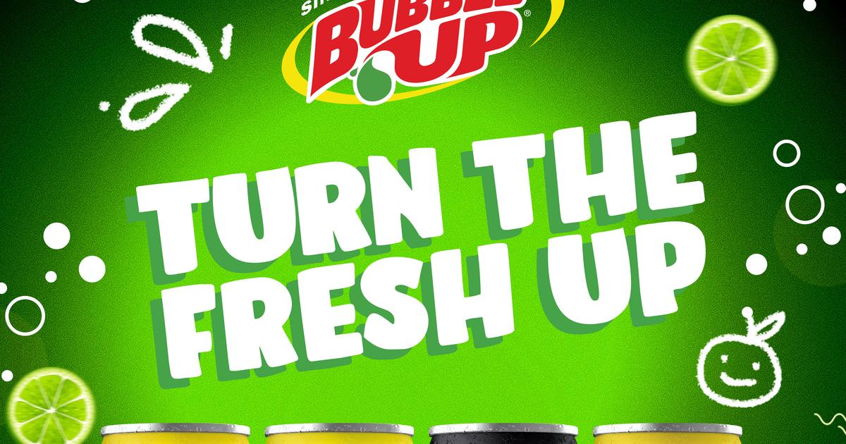 Bubble Up turns the fresh up with new can range