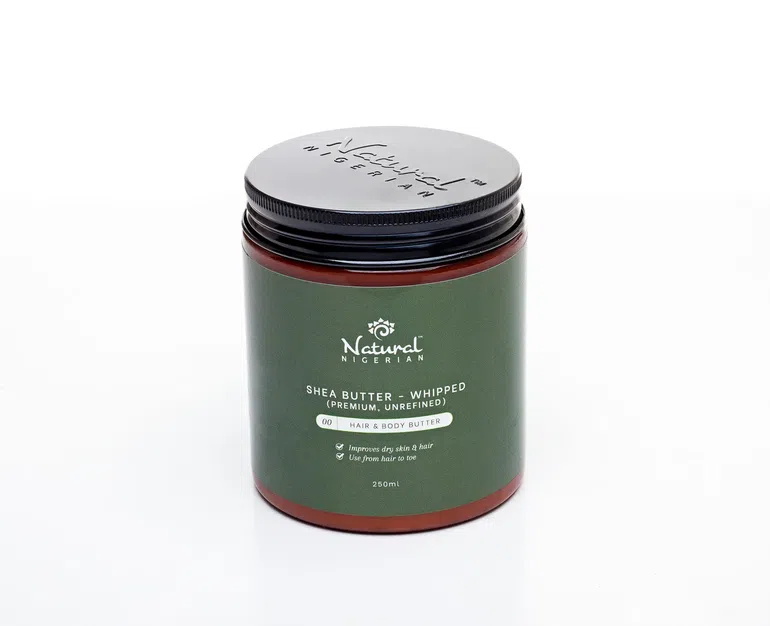 Natural Nigerian Raw Unrefined Shea Butter (Whipped)
